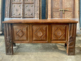 Indian Hand Carved Solid Wood Console Hall Table